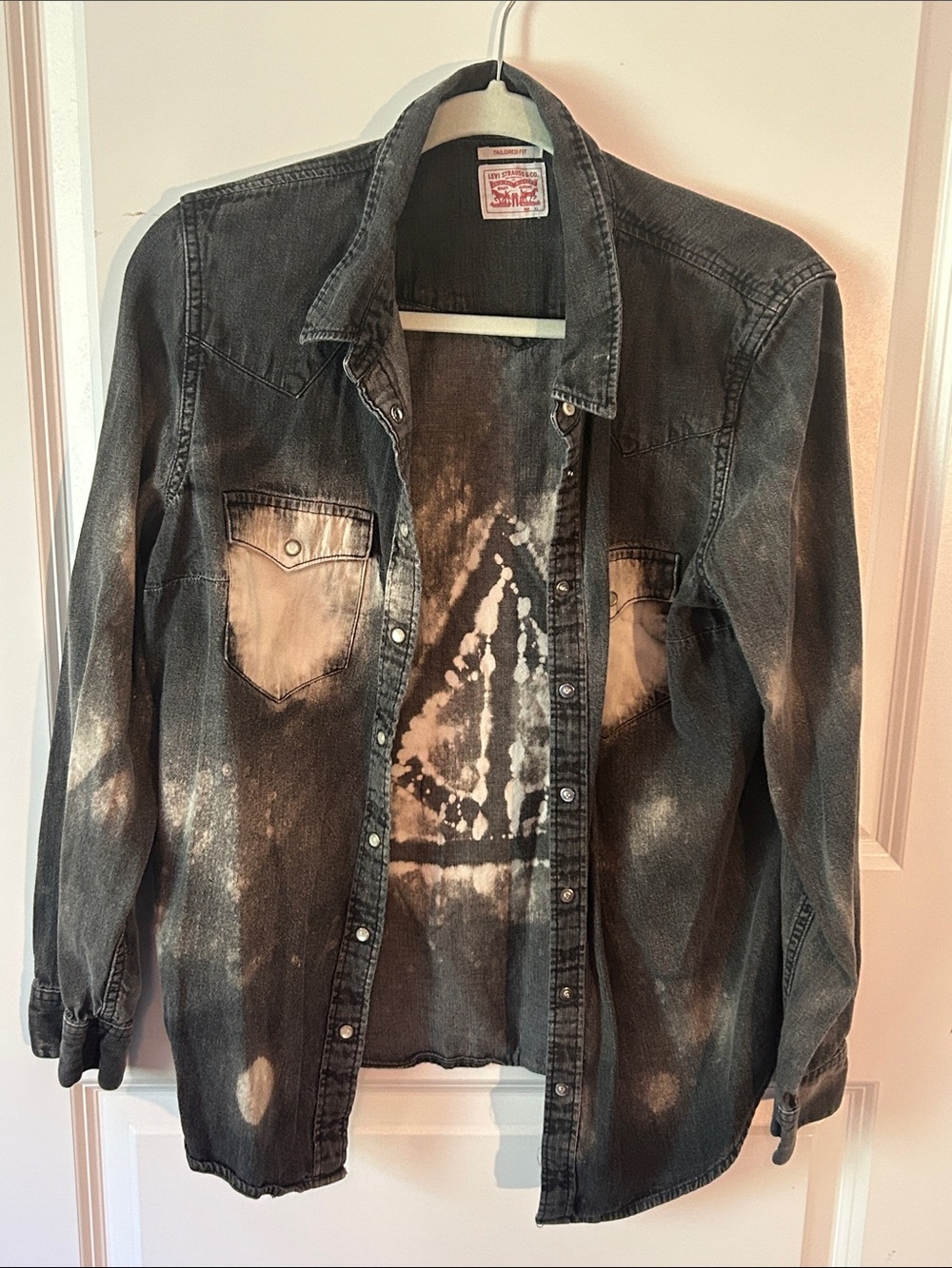 Harry Potter Levi's Black Bleach-Effect Denim Jacket
